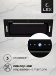 Превью картинка Полновстраиваемая вытяжка Lex GS BLOC GS 900 BLACK воздухоочиститель #4