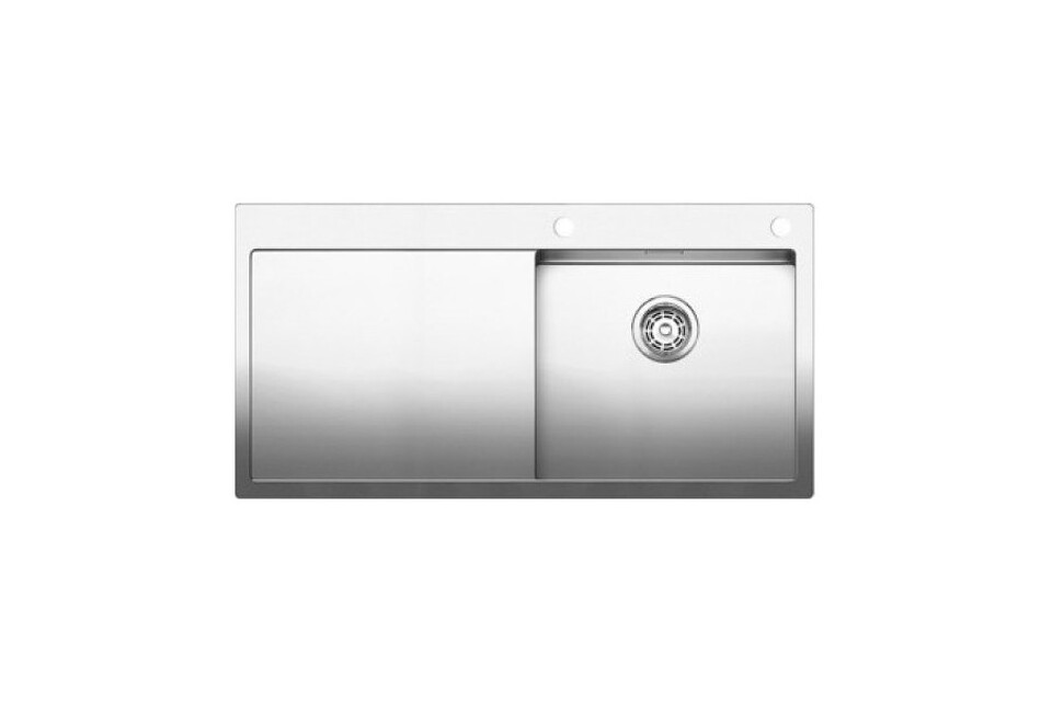 Фото Металлическая мойка Blanco claron 5s-if/a нерж. сталь зерк.пол. правая мойка (автомат)