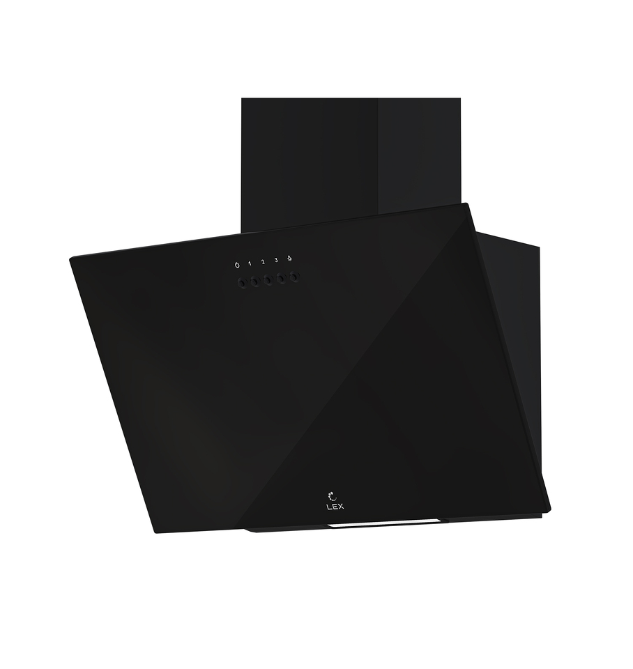 Фото Наклонная вытяжка Lex MOZA 600 BLACK воздухоочиститель