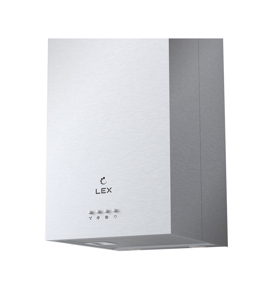 Фото Островная вытяжка Lex Tubo Quattro Isola 350 Inox