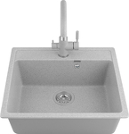 Превью картинка Мраморная мойка Weissgauff WG 104310 Comfort Cold Grey #14