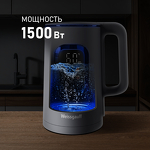 Превью картинка Чайник Weissgauff WK 1500 Dt Touch BodyCool #3
