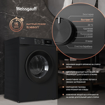 Превью картинка Стиральная машина с фронтальной загрузкой Weissgauff WM 39106 Inverter Steam Black #6