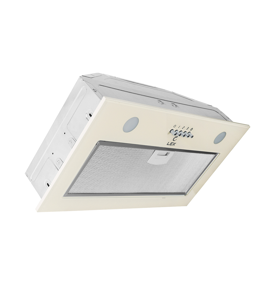 Фото Полновстраиваемая вытяжка Lex GHOST G 600 IVORY LIGHT воздухоочиститель