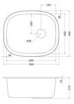 Превью картинка Кварцевая мойка EMAR EMQ-1560.P Алмаз #4