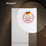 Превью картинка Холодильник с нижней морозилкой Weissgauff WRK 2010 D Inverter NoFrost White Soft Close #2