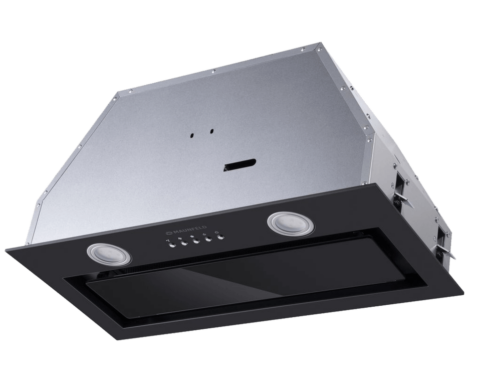 Фото Полновстраиваемая вытяжка Maunfeld TRAPEZE 602IG BLACK