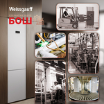 Превью картинка Холодильник с нижней морозилкой Weissgauff WRK 2010 D Inverter NoFrost White #9