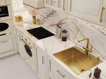 Превью картинка Металлическая мойка EMAR EMB-560(TOP) PVD Golden #3