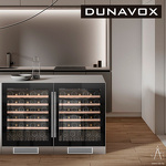 Превью картинка Шкаф винный  Винный холодильник (шкаф) компрессорный Dunavox DAUF-46.138B #8