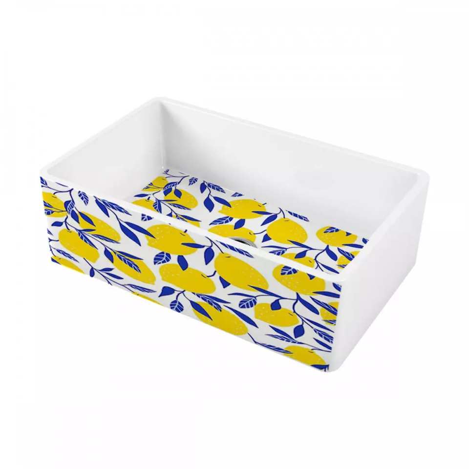 Фото Гранитная мойка Omoikiri Mikura 76-Lemon Natceramic/белый
