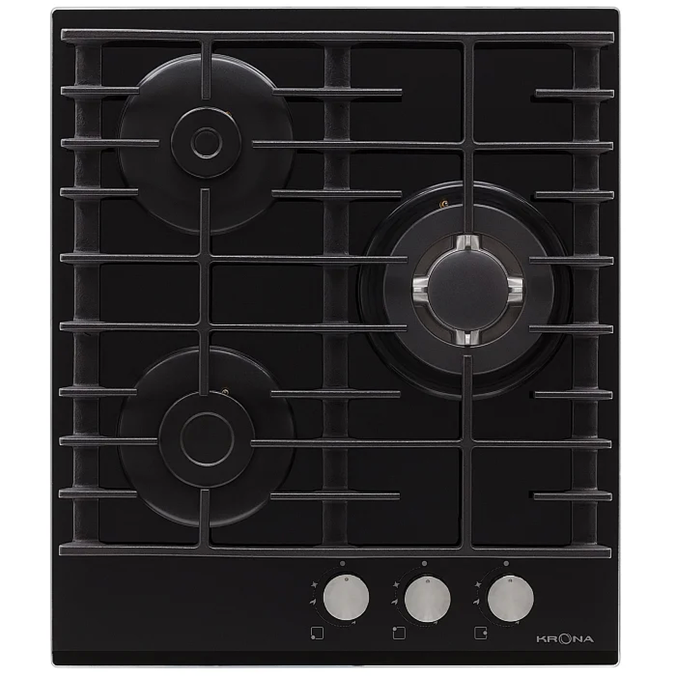 Фото Газовая варочная панель KRONA HAGEL 45 BL W