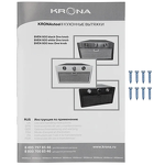 Превью картинка Полновстраиваемая вытяжка KRONA SVEN 600 inox one knob #11