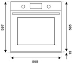 Превью картинка Электрический духовой шкаф Bertazzoni F6011PROPLX/23 #7
