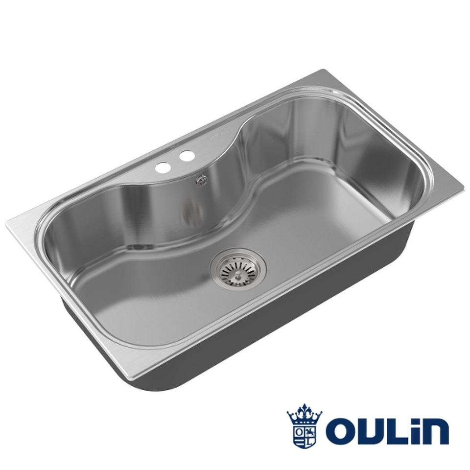 Фото Металлическая мойка Oulin OL-330
