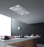 Превью картинка Потолочная вытяжка Falmec SIRIO IS 90 WHITE GLASS #2