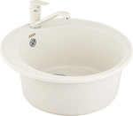 Превью картинка Гранитная мойка Weissgauff WG 47501 Classic White #15