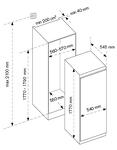 Превью картинка Морозильная камера встраиваемая Bertazzoni FRZ603UBNPTC/20 #5