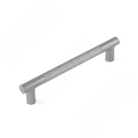 Картинка Giusti Ручка-рейлинг 160мм Timeless metal titanium (WMN.887.160.2N2N)