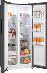 Превью картинка  Холодильник side by side Weissgauff WSBS 410 Inverter NoFrost Dark Grey #10