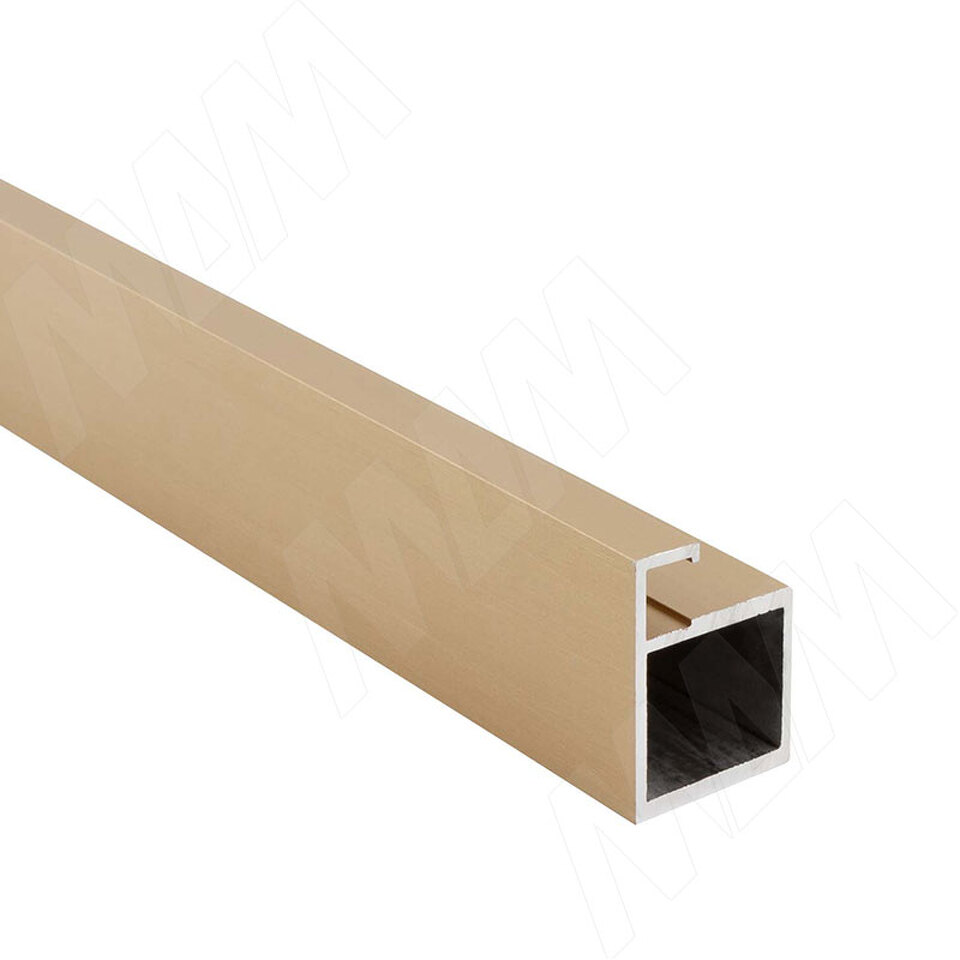 Фото PULSE SECRET MAXI Профиль рамочный узкий, золото брашированное (анод), L-6000 (FP00263GLB)