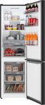 Превью картинка Холодильник с нижней морозилкой Weissgauff WRK 2000 Total NoFrost Inverter Black Glass #13