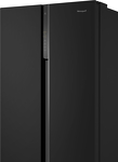 Превью картинка  Холодильник side by side Weissgauff WSBS 500 Inverter NoFrost Black Glass #16
