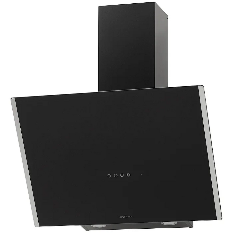 Фото Наклонная вытяжка KRONA GABRIELE E 600 black/inox 2 S