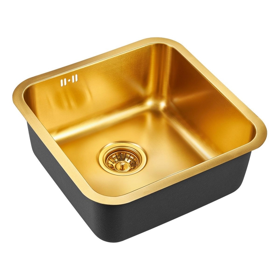 Фото Металлическая мойка EMAR EMB-127A PVD Nano Golden