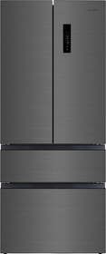 Картинка Weissgauff WFD 450 Built-in Inverter NoFrost Dark Inox