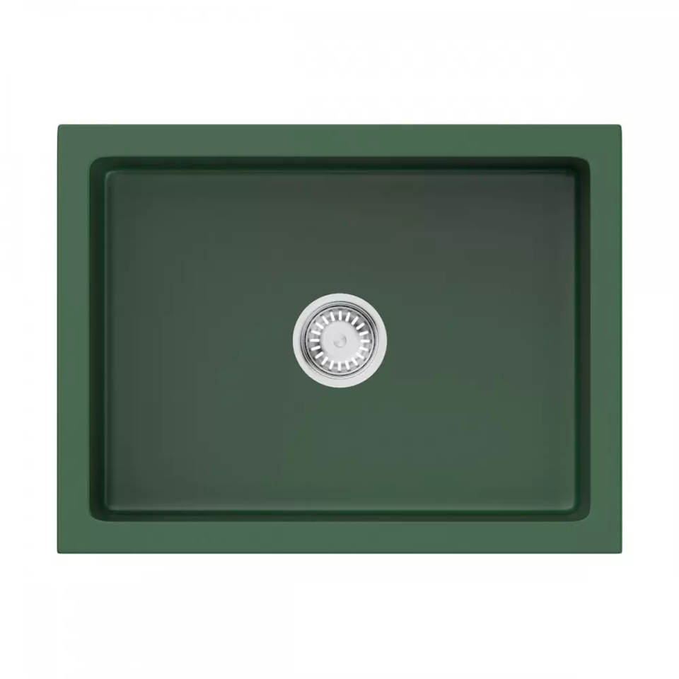 Фото Гранитная мойка Omoikiri Mikura 61-RG Matt Natceramic/royal green матовый