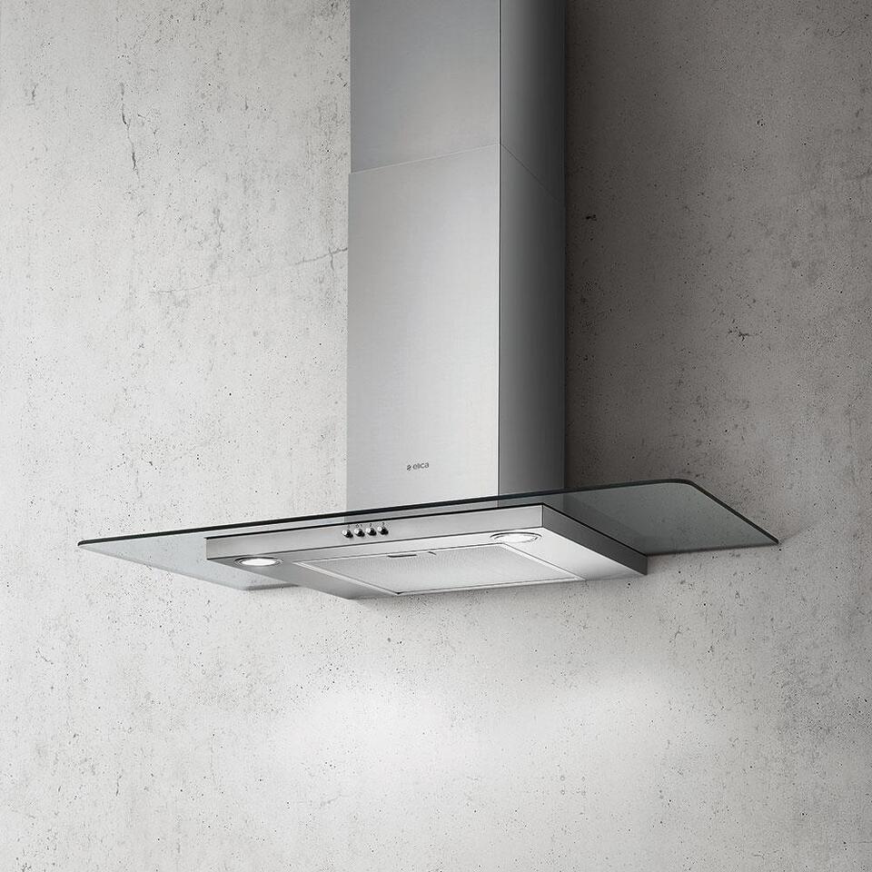 Фото Т-образная вытяжка  Elica FLAT GLASS IX/A/90