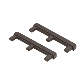 Картинка Duslar Заглушка для фасадного профиля JASPER, 2 шт., коричневый