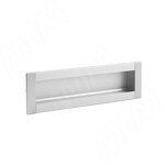 Превью картинка PULSE Ручка-раковина 128мм крепление саморезами алюминий матовый (SH.RU3.128.AL) #1