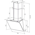 Превью картинка Наклонная вытяжка KRONA LIORA 900 black S #14