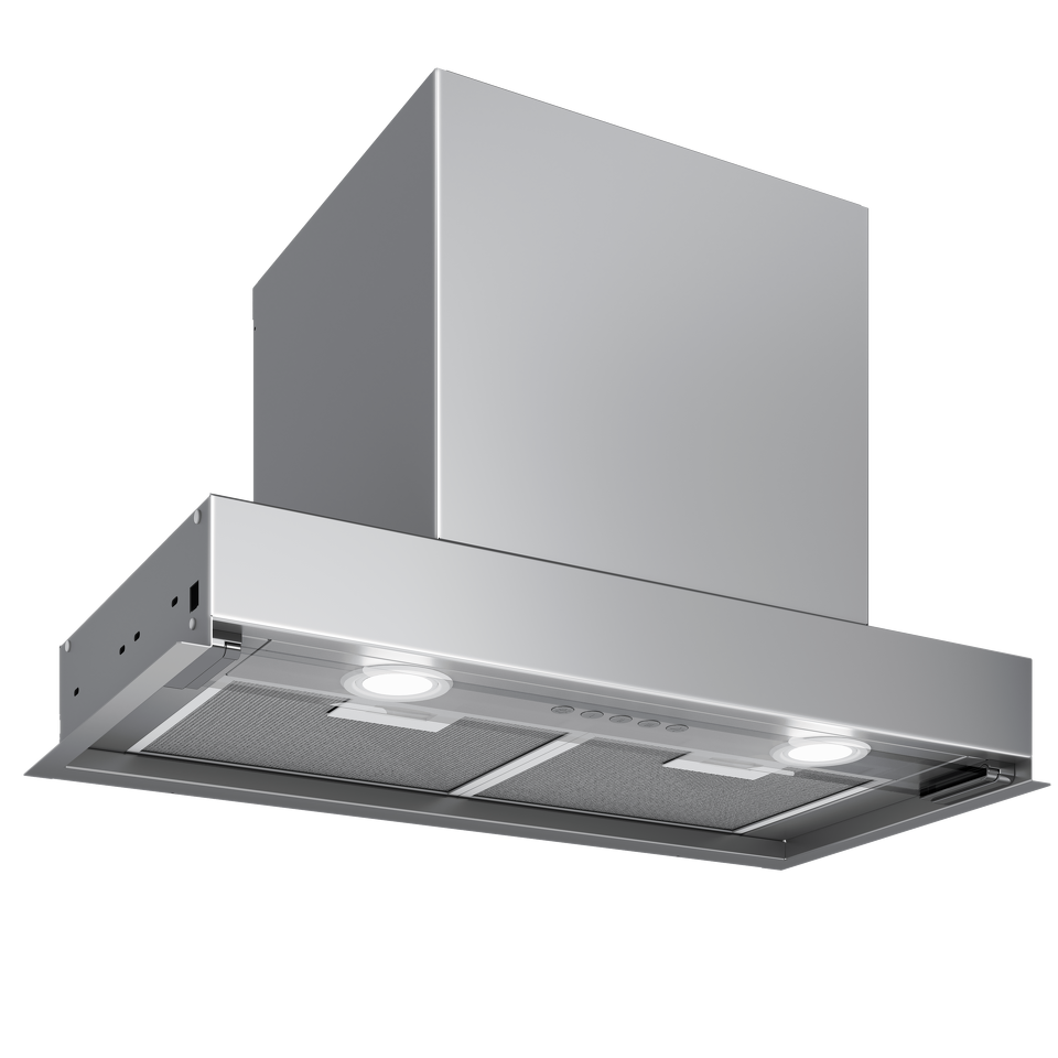 Фото Полновстраиваемая вытяжка Elikor EVOLUTION 90П-750-Э3Д Алюмин.металлик