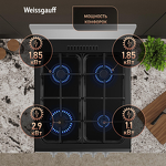 Превью картинка Газовая плита Weissgauff WGSM 5000 X #5