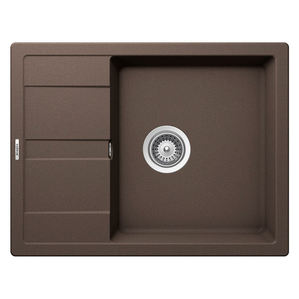 Фото Гранитная мойка SCHOCK OPTIMA 50D CRISTALITE мокка