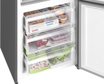 Превью картинка Холодильник с нижней морозилкой Weissgauff WRK 2000 Full NoFrost Inverter Dark Grey #12