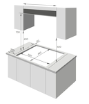 Превью картинка Газовая варочная панель Meferi MGH604WH GLASS COMFORT #2