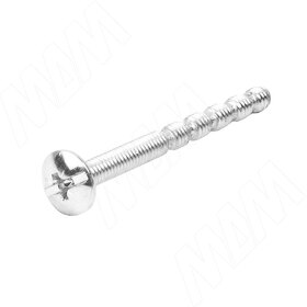 Картинка Permo Винт с полукруглой головкой под крест, M4x45, универсальный, оцинкованный (ZZ150 M4 X45 IB/ШТ)