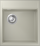 Превью картинка Гранитная мойка Rivelato TESORO 455-L 1-чаш 450*510 topazio #1