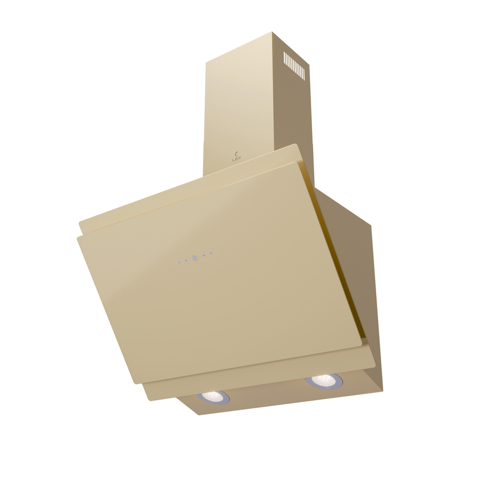 Фото Наклонная вытяжка Lex FURIA 600 IVORY  воздухоочиститель