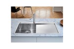 Превью картинка Металлическая мойка Blanсo CLARON 5S-IF/А (чаша слева) нерж.сталь зеркальная полировка с  кл.-авт. InFino и управлением PushControl #4