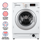 Превью картинка Машина стиральная встраиваемая Maunfeld MBWM1486S #1