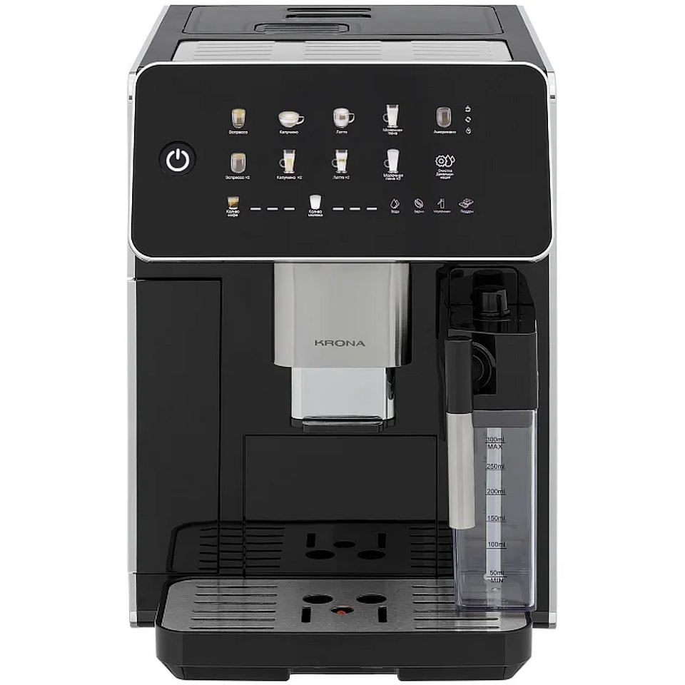 Фото Кофемашина KRONA Automatische Kaffeemaschine Black 19 Bar