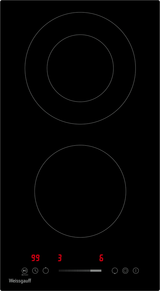 Фото Электрическая варочная панель домино Weissgauff HV 312 B