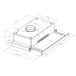 Превью картинка Встраиваемая вытяжка Meferi SLIDEBOX60WH LIGHT #18