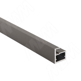 Картинка PULSE LINEA Профиль рамочный узкий, 20х22х8 мм, графит (краска), L-6000 (FP00738GP)
