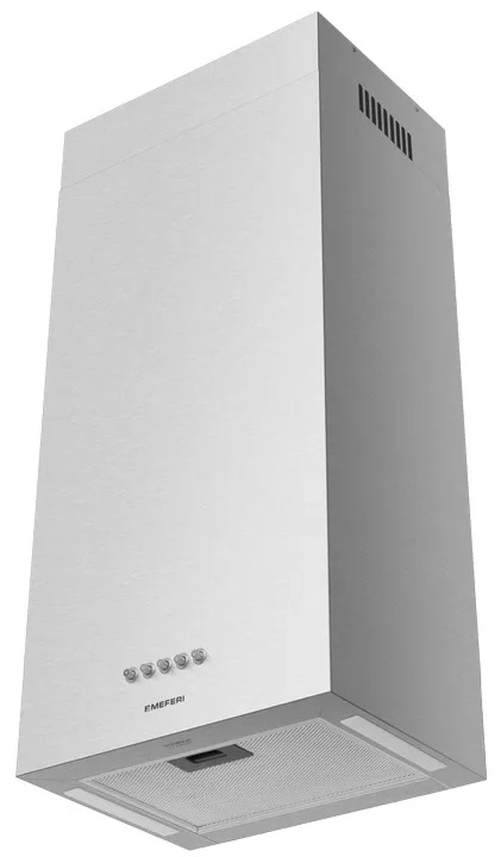Фото Островная вытяжка Meferi ROOMBOX40IX ISLA COMFORT
